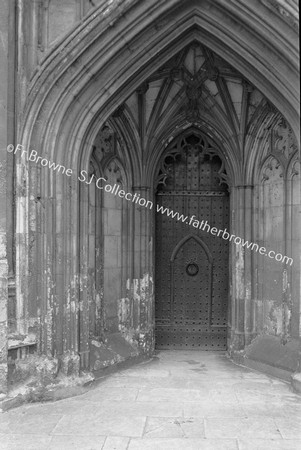 CATHEDRAL S.W. DOOR